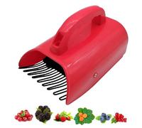 Picca-bacche, raccoglitori di bacche e rastrelli con pettine metallico e manico ergonomico per la raccolta di bacche più facili, Scoop per rastrello di ciliegio per fragola, Lingonberries