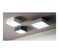 PICCA PLAFONIERA DA ESTERNO CM 22X22 IP65 ANTI SALSEDINE GRIGIO,BIANCO O ANTRACITE MODERNA