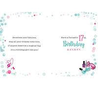 Piccadilly Greetings A11503 - Biglietto di auguri tradizionale per bambini, età 17 F, 20,3 x 15,2 cm