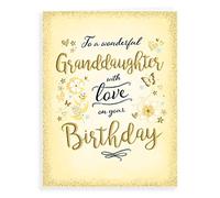 Piccadilly Greetings Biglietto di auguri moderno per nipote, 20,3 x 15,2 cm