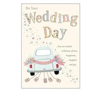 Piccadilly Greetings - Biglietto di auguri per matrimonio tradizionale, 9 x 15 cm