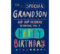 Piccadilly Greetings Biglietto di auguri tradizionale per nipote, 17,8 x 12,7 cm