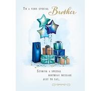 Piccadilly Greetings Biglietto di compleanno per fratello speciale, 20,3 x 15,2 cm