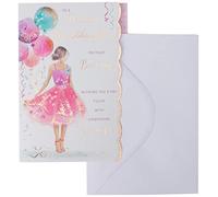 Piccadilly Greetings Biglietto di compleanno per nipote - 25,4 x 17,8 cm - Regal Publishing, grigio|pesca|rosa