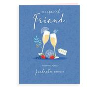 Piccadilly Greetings Koko Designs K70060 - Biglietto di auguri di compleanno per un amico speciale, 20,3 x 15,2 cm