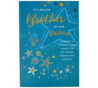 Piccadilly Greetings Regal Publishing - Biglietto di auguri per fratello, 22,9 x 15,2 cm