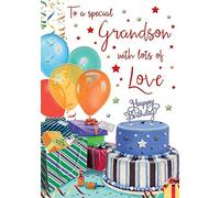 Piccadilly Greetings Regal Publishing, biglietto di compleanno per nipote, 22,9 x 15,2 cm