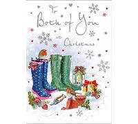 Piccadilly Greetings Regal Publishing - Biglietto di Natale tradizionale per entrambi, 22,9 x 15,2 cm