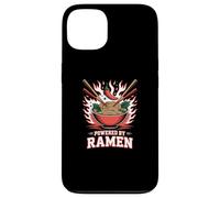 Piccante alimentato da Ramen Bowl Flames Anime Foodie Custodia per iPhone 13