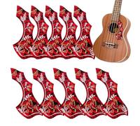 Piccato battuta, bacino di chitarra,10 pezzi PVC CHITARTA ACUSTIC CHIED CHECT - Accessori per basso, forniture di strumenti musicali per principianti, utenti domestici, utenti aziendali