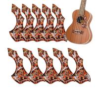 Piccato battuta, bacino di chitarra | 10 pezzi PVC CHITARTA ACUSTIC CHIED CHECT | per strumenti musicali anti-scratch per matrimoni, compleanni, anniversari