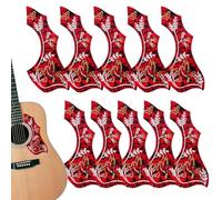 Piccato battuta, bacino di chitarra, 10 pezzi PVC PAKGUARD, bassi anti-scratch per giovani professionisti, principianti, Natale
