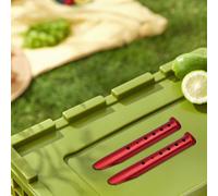 Picchetti campeggio spiaggia campeggio top curvo design coulisse fissaggio