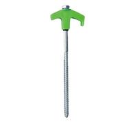 Picchetti da avvitare, ancoraggio a terra da avvitare - pali in metallo da 20 cm per il pavimento, si illuminano al buio, picchetti da campeggio, antivento, accessori per tende da sole, esterni