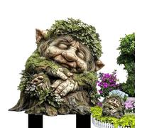 Picchetti da giardino per fate in acrilico 2D realistici e - Decorazione giocosa per giardino | per vaso, all'aperto, prati, cortili, aiuole, paesaggi
