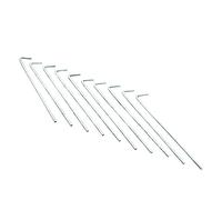 Picchetti da tenda in acciaio 8 pollici scanalati 10pz