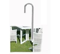 Picchetti Da Terra A Forma Di U In Acciaio Zincato - Perni Ancoraggio for Carichi Pesanti for Uso Esterno (diametro 1 Cm/0,4 Pollici)(8 pieces)