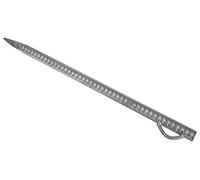Picchetti di ancoraggio in acciaio inossidabile - picchetti da terra stabili da 50 cm con occhio, fiocco|Picchetto per pavimenti duri, telo da giardino-Ganci da pavimento per tenda