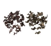 Picchetti di fissaggio per supporti per scaffali per armadietti, 80 pezzi