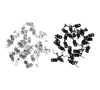 Picchetti di fissaggio per supporti per scaffali per armadietti, 80 pezzi