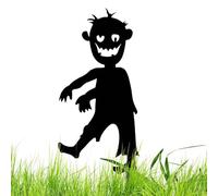 Picchetti di Halloween per cortile, picchetti da giardino di Halloween,Picchetto di arte in metallo per Halloween, pannelli di cortile per Halloween | Decorazione di cortile di Silhouette,