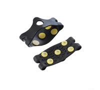 Picchetti di trazione su ghiaccio da esterno con 5 tacchetti per stivali ottimizzati per escursioni sulla neve, alpinismo e viaggi su sentiero (nero)