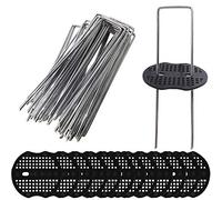 Picchetti Giardino, 30 Pezzi, Chiodo a Terra, Picchetti per Tenda, Picchetti Tenda Acciaio, Picchetti da Giardino Picchetti per Fissaggio a Terra Inossidabili per Teli da Pacciamatura