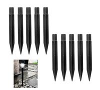 picchetti giardino,Picchetto per Luci da Giardino,ricambio luci solari da giardino da Giardino in Plastica di Ricambio per Luci Lanterne da Cortile Giardino Paesaggio 10Pcs
