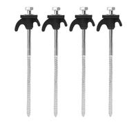 Picchetti Metallici Per Tenda Screw Nail Rotatable Tent Drilling Fixed Nails Camping Iron Anchors Strong Hold Design Portable Pegs