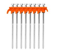 Picchetti Metallici Per Tenda Screw Nail Rotatable Tent Drilling Fixed Nails Camping Iron Anchors Strong Hold Design Portable Pegs