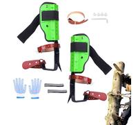 Picchetti per alberi da arrampicata: attrezzatura per albero senza slittamento, strumento di sicurezza per arrampicata regolabile, vista elevata, attrezzatura da arrampicata ergonomica, attrezzatura