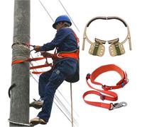 Picchetti per arrampicata su pali, fibbia per piedi da elettricista