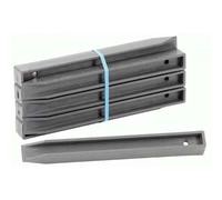 Picchetti per bordura ecolat in plastica riciclata H 38 cm 10 pz Grigio