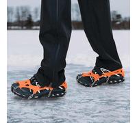 Picchetti per scarpe S, 10 denti, per escursioni invernali, ramponi antiscivolo per uomo e donna, accessori per escursioni invernali con custodia