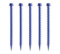 Picchetti per tenda da campeggio, 26 cm, pratici chiodi in plastica per pavimenti, per escursioni, avventure e sci di fondo (arancione)