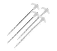 Picchetti per tenda da campeggio, picchetti da 25 cm, con filettatura, picchetti a vite, per campeggio, picchetti da tenda, resistenti alle tempeste, picchetti stabili, picchetti per pavimenti