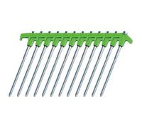 Picchetti per tenda girevoli con filettatura, picchetti a vite, per campeggio, picchetti da campeggio, picchetti da tenda, resistenti alle tempeste, picchetti da terra stabili, picchetti per pavimento