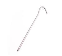 Picchetti per tende, 10 pezzi da 18 cm picchetti for tenda in alluminio rotondi for in lega chiodi for esterni accessori for tende(Silver)