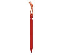 Picchetti per tende, 6 pezzi da 23 cm in lega di alluminio for tettoia giardino, picchetti terra resistenti con cordino riflettente, amaca campeggio(Red 6pc)