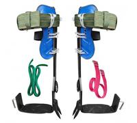 Picchetti professionali antiscivolo per arrampicata sugli alberi con sistema a doppia cinghia, kit di chiodi in acciaio resistenti per lavori di arboricoltura, cura degli alberi, attrezzatura pe