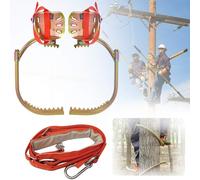 Picchetti resistenti antiscivolo per rampicanti, in acciaio inox, per uso esterno, strumento essenziale per alberi e pali (modello 350)