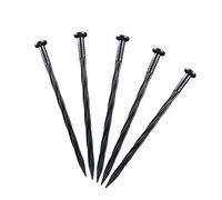 picchetti tenda,Picchetti da Giardino, Punte di Ancoraggio per Giardini in Plastica Chiodi a Terra per Tende Picchetti per Giardini a Spirale per Bordi di Pavimentazione Erba Artificiale picchetti