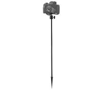 Picchetto a forma di cono per fotocamera Supporto da pavimento Adattatore universale con foro a vite 1/4 per telecamera di sicurezza e pannelli solari