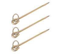 Picchetto da cortile per cani da 3 pezzi: ancoraggio per guinzaglio per animali