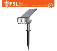 Picchetto da esterno LED solare cct 3white 15w (1.5led) con telecomando