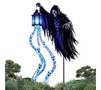 Picchetto da Giardino Halloween decorazione del giardino a tema morte con | divertenti da esterno per percorso e giardino per patio portico prato giardino cortile sentie