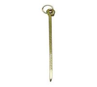 Picchetto di Ancoraggio a Terra in Acciaio Resistente con Vite a Spirale, Multiuso per Tenda, Adatto per Esterni, Giardino, Campeggio, Ancoragg, Lunghezza 30 Cm