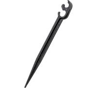 Picchetto fermatubo G.F. capillare da 4x6-6x8 mm - 20 pz Nero