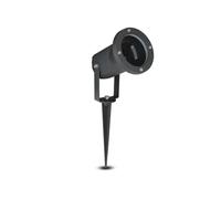 V-TAC Picchetto con Portalampada GU10 (Max 35W) Orientabile Colore Nero IP44