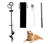 Picchetto per cani a spirale per ancoraggio a terra per animali domestici, punte per cani per lama a spirale a terra cravatta per cani resistente chiodo di ancoraggio per cani, per cortile, campeggio